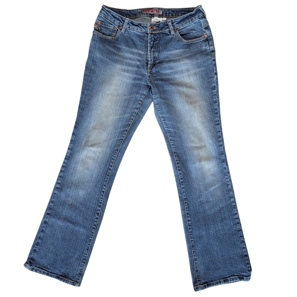 Parasuco 34 Womens Blue Cotton Denim Bootcut Jeans
